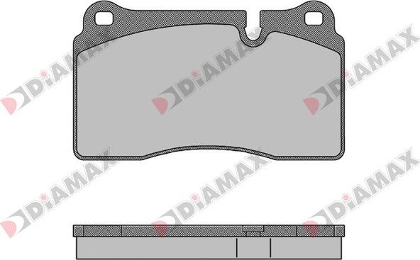 Diamax N09467 - Kit de plaquettes de frein, frein à disque cwaw.fr