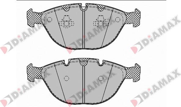 Diamax N09416 - Kit de plaquettes de frein, frein à disque cwaw.fr