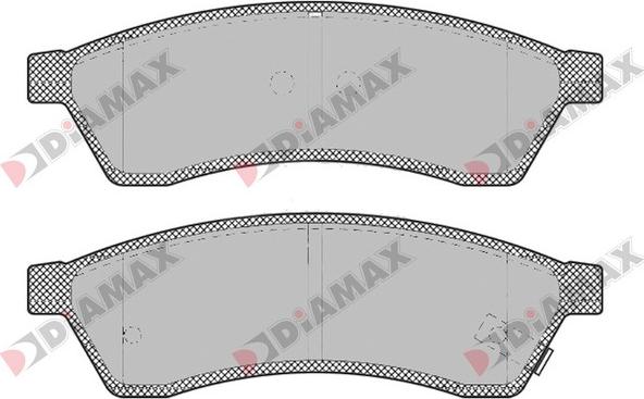 Diamax N09410 - Kit de plaquettes de frein, frein à disque cwaw.fr