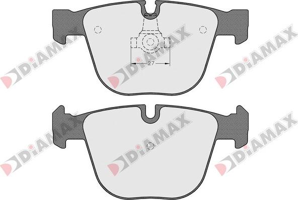 Diamax N09483 - Kit de plaquettes de frein, frein à disque cwaw.fr