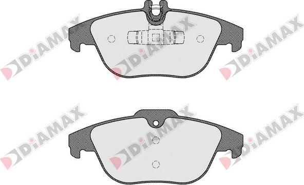 Diamax N09482 - Kit de plaquettes de frein, frein à disque cwaw.fr