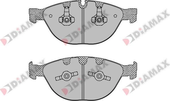 Diamax N09439 - Kit de plaquettes de frein, frein à disque cwaw.fr