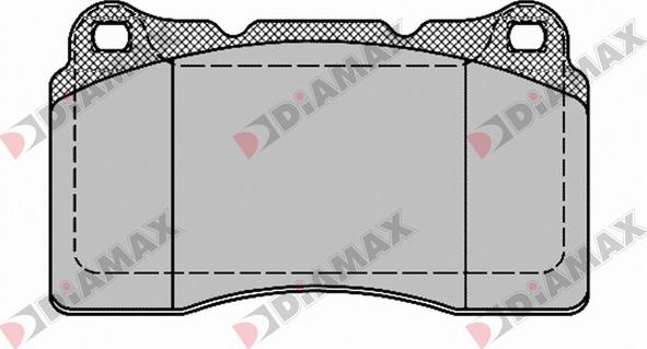 Diamax N09435 - Kit de plaquettes de frein, frein à disque cwaw.fr