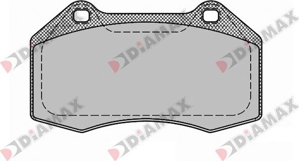 Diamax N09432 - Kit de plaquettes de frein, frein à disque cwaw.fr