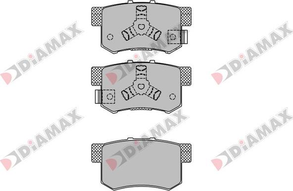 Diamax N09437 - Kit de plaquettes de frein, frein à disque cwaw.fr