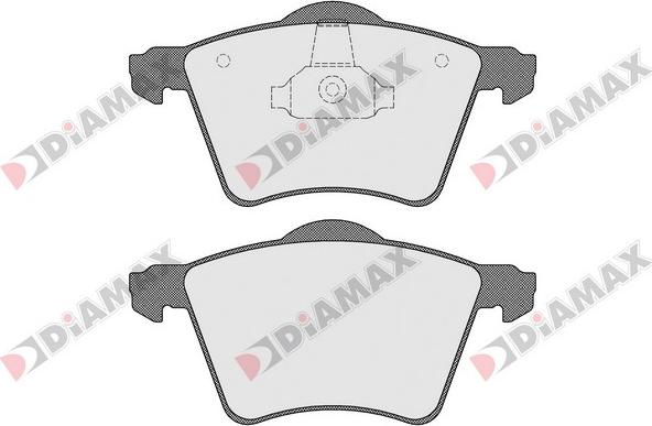 Diamax N09479 - Kit de plaquettes de frein, frein à disque cwaw.fr