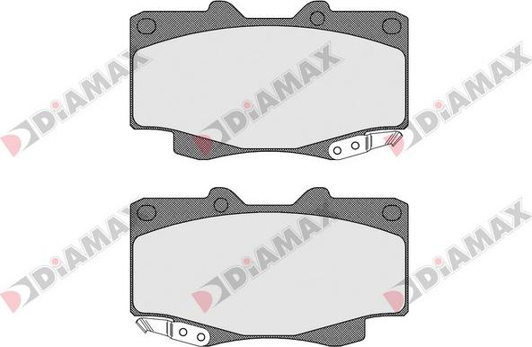 Diamax N09591 - Kit de plaquettes de frein, frein à disque cwaw.fr