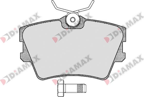 Diamax N09562 - Kit de plaquettes de frein, frein à disque cwaw.fr