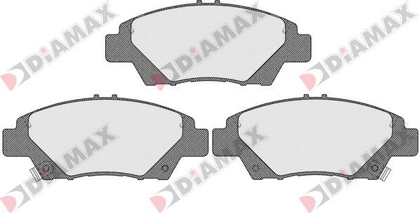 Diamax N09500 - Kit de plaquettes de frein, frein à disque cwaw.fr