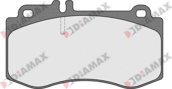 Diamax N09501 - Kit de plaquettes de frein, frein à disque cwaw.fr