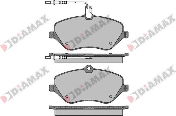 Diamax N09531 - Kit de plaquettes de frein, frein à disque cwaw.fr