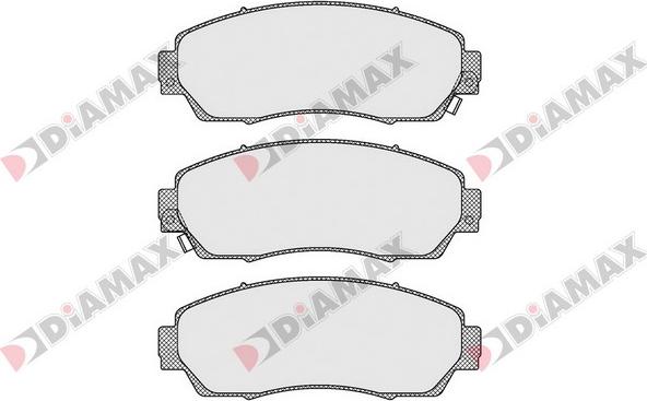 Diamax N09522 - Kit de plaquettes de frein, frein à disque cwaw.fr