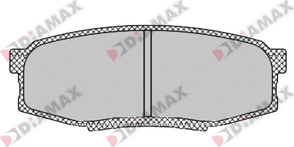 Diamax N09575 - Kit de plaquettes de frein, frein à disque cwaw.fr