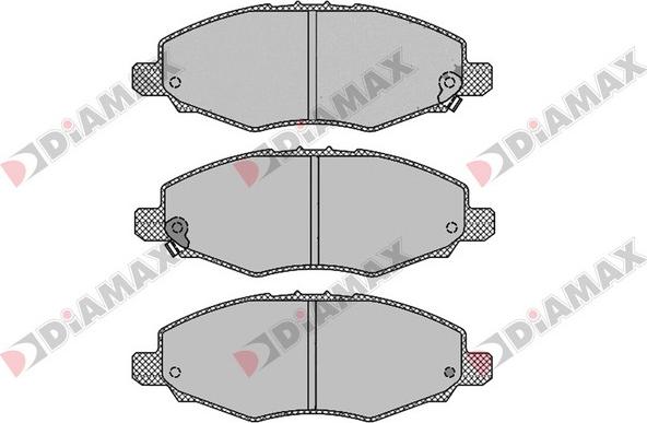 Diamax N09577 - Kit de plaquettes de frein, frein à disque cwaw.fr