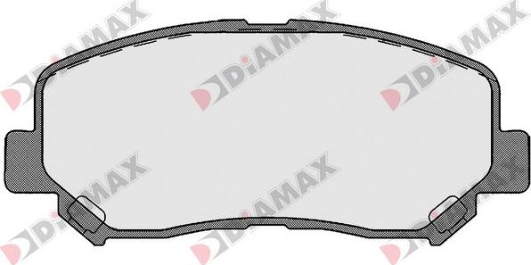 Diamax N09660 - Kit de plaquettes de frein, frein à disque cwaw.fr