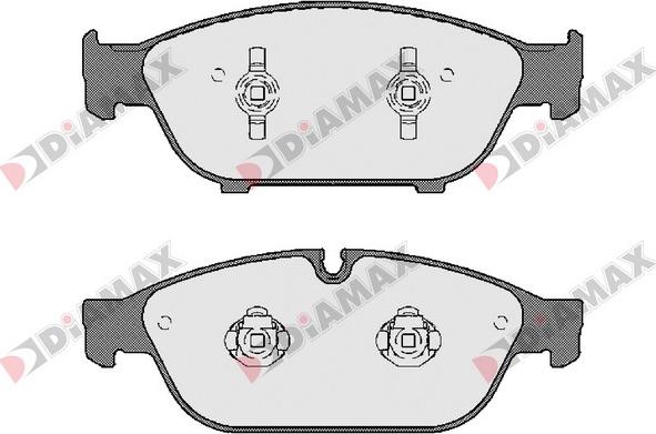 Diamax N09604 - Kit de plaquettes de frein, frein à disque cwaw.fr