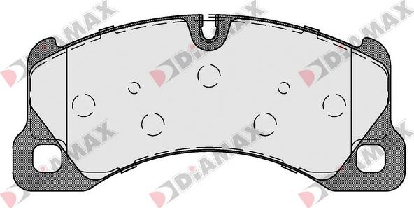 Diamax N09601 - Kit de plaquettes de frein, frein à disque cwaw.fr