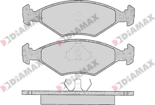 Diamax N09630 - Kit de plaquettes de frein, frein à disque cwaw.fr