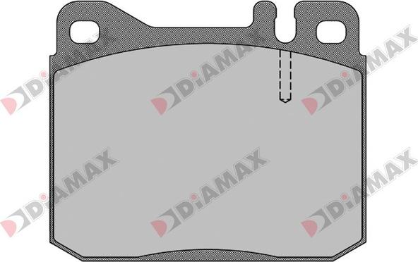 Diamax N09629 - Kit de plaquettes de frein, frein à disque cwaw.fr