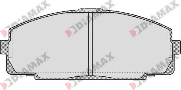 Diamax N09627 - Kit de plaquettes de frein, frein à disque cwaw.fr