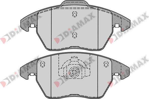 Diamax N09094 - Kit de plaquettes de frein, frein à disque cwaw.fr