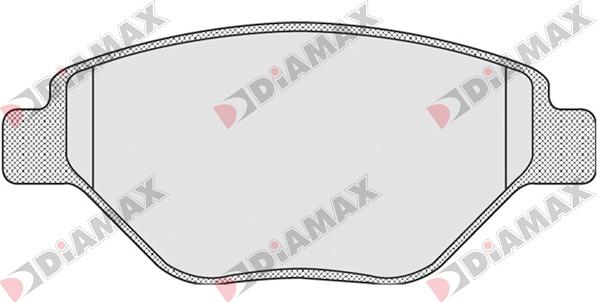 Diamax N09044 - Kit de plaquettes de frein, frein à disque cwaw.fr