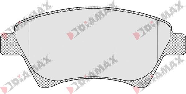 Diamax N09009 - Kit de plaquettes de frein, frein à disque cwaw.fr