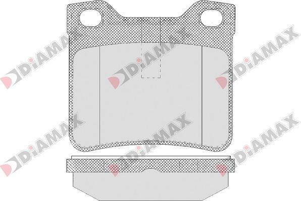 Diamax N09014 - Kit de plaquettes de frein, frein à disque cwaw.fr