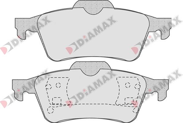 Diamax N09018 - Kit de plaquettes de frein, frein à disque cwaw.fr