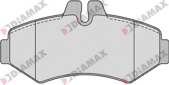 Diamax N09082 - Kit de plaquettes de frein, frein à disque cwaw.fr