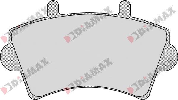 Diamax N09022 - Kit de plaquettes de frein, frein à disque cwaw.fr