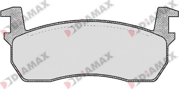 Diamax N09075 - Kit de plaquettes de frein, frein à disque cwaw.fr