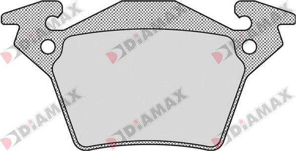 Diamax N09071 - Kit de plaquettes de frein, frein à disque cwaw.fr