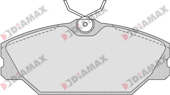 Diamax N09072 - Kit de plaquettes de frein, frein à disque cwaw.fr