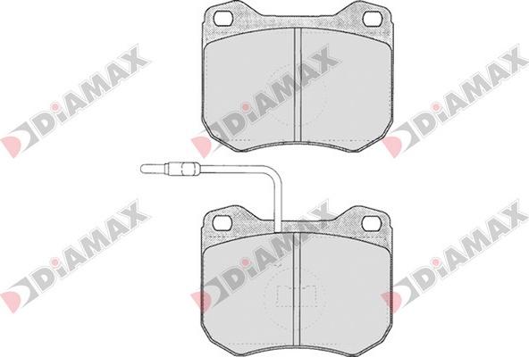 Diamax N09077 - Kit de plaquettes de frein, frein à disque cwaw.fr