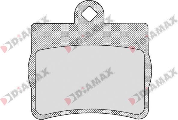 Diamax N09145 - Kit de plaquettes de frein, frein à disque cwaw.fr