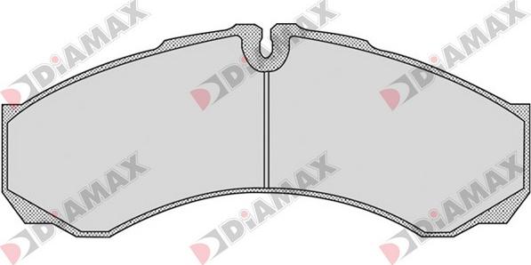 Diamax N09147 - Kit de plaquettes de frein, frein à disque cwaw.fr