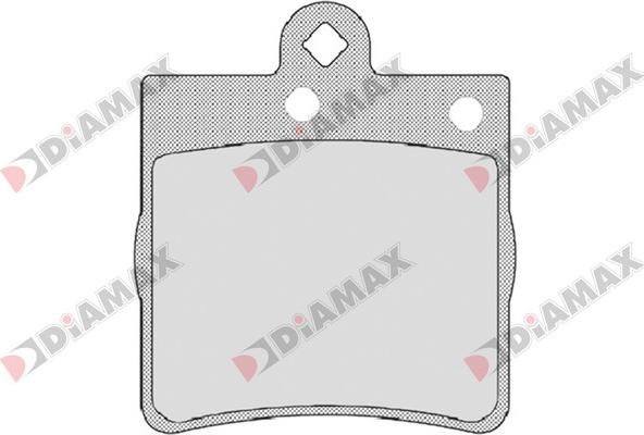 Diamax N09159 - Kit de plaquettes de frein, frein à disque cwaw.fr