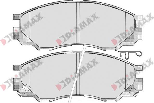 Diamax N09151 - Kit de plaquettes de frein, frein à disque cwaw.fr