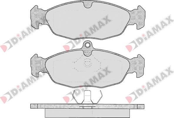 Diamax N09119 - Kit de plaquettes de frein, frein à disque cwaw.fr