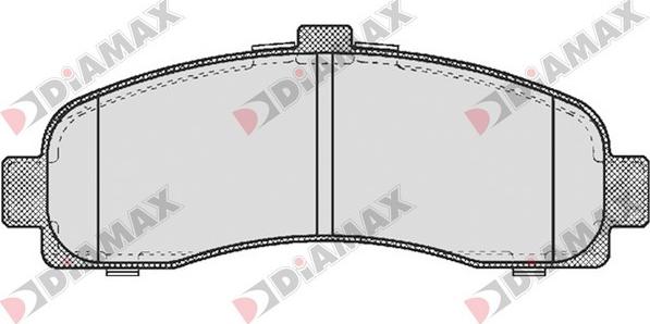 Diamax N09184 - Kit de plaquettes de frein, frein à disque cwaw.fr