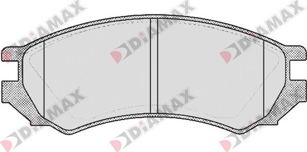 Diamax N09130 - Kit de plaquettes de frein, frein à disque cwaw.fr