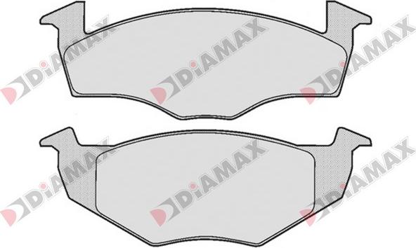 Diamax N09138 - Kit de plaquettes de frein, frein à disque cwaw.fr