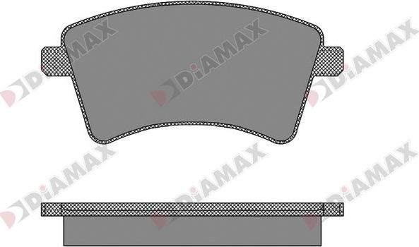 Diamax N09178 - Kit de plaquettes de frein, frein à disque cwaw.fr