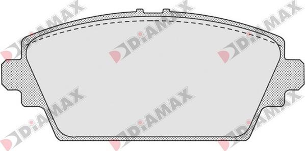 Diamax N09172 - Kit de plaquettes de frein, frein à disque cwaw.fr