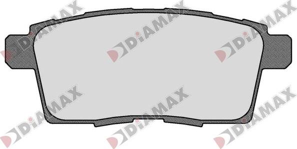 Diamax N09845 - Kit de plaquettes de frein, frein à disque cwaw.fr