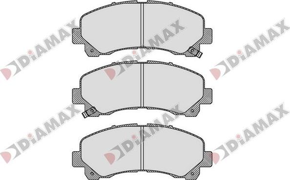 Diamax N09840 - Kit de plaquettes de frein, frein à disque cwaw.fr