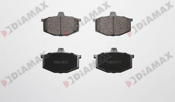 Diamax N09850 - Kit de plaquettes de frein, frein à disque cwaw.fr