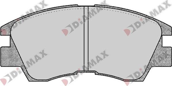 Diamax N09807 - Kit de plaquettes de frein, frein à disque cwaw.fr