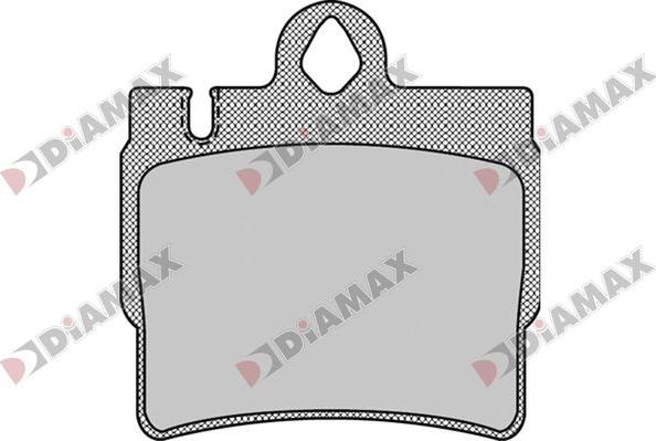 Diamax N09811 - Kit de plaquettes de frein, frein à disque cwaw.fr